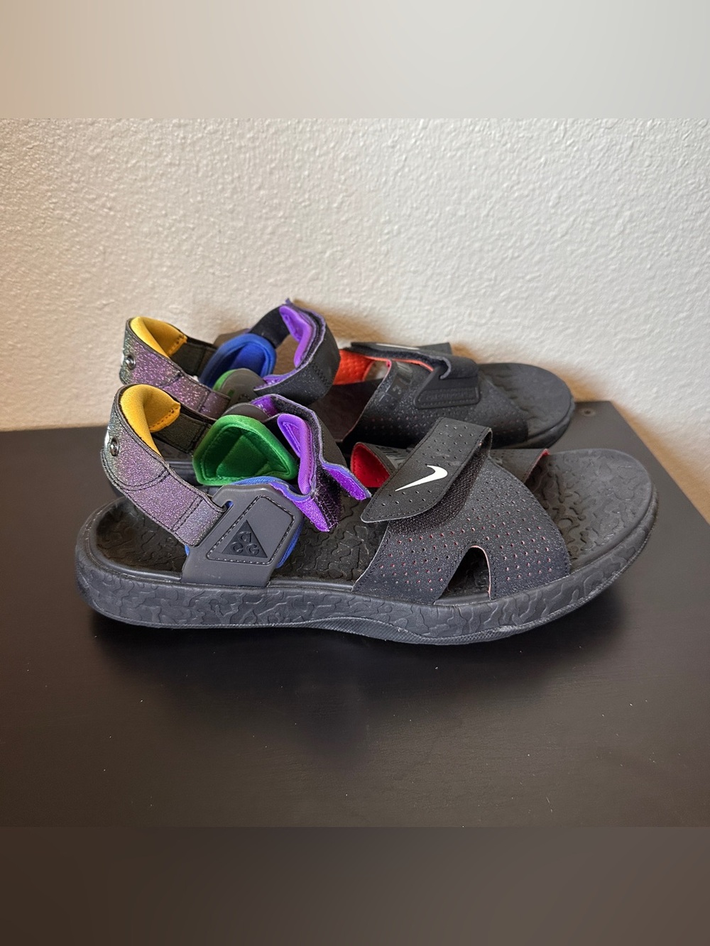 Nike ACG Air Deschutz Be True Black Multicolor Sandals US Men's 14